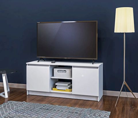 TV üçün tumba Letta 3563 TV1, 60x40x120 sm, Ldsp, ağ — Bakı