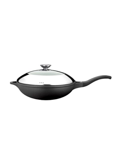 Vok-tava Arshia Die Cast Wok Pan WO395-616, 32 sm, qara — Bakı