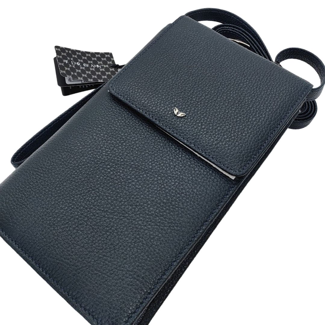 Dəri borsetka Tergan 1656 Blue — Mallar, Bakı
