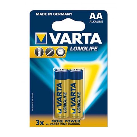 Batareya Varta Long Life AA2 — 2.4 ₼ · Bakı · Batareyalar və şarj cihazları Batareya Varta Long Life AA2 — Bakı