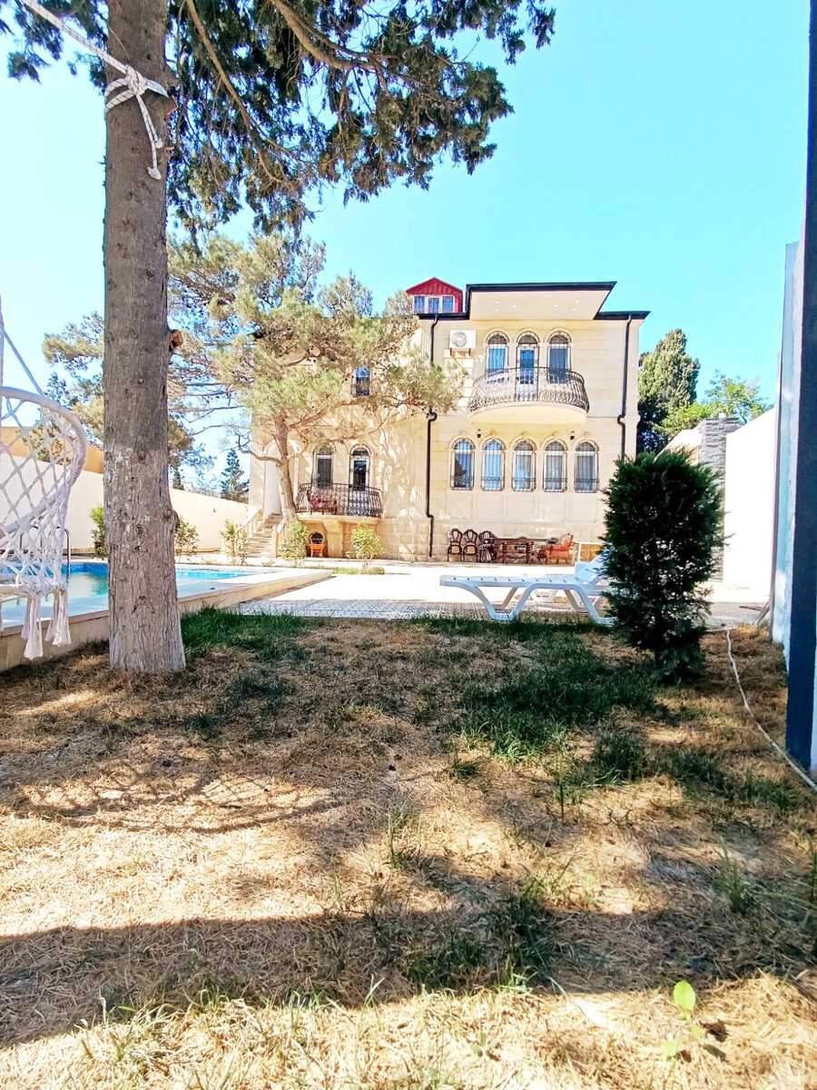 Satılır 6 otaqlı həyət evi/bağ evi 350 m² — Ev, villa, Bakı (4)