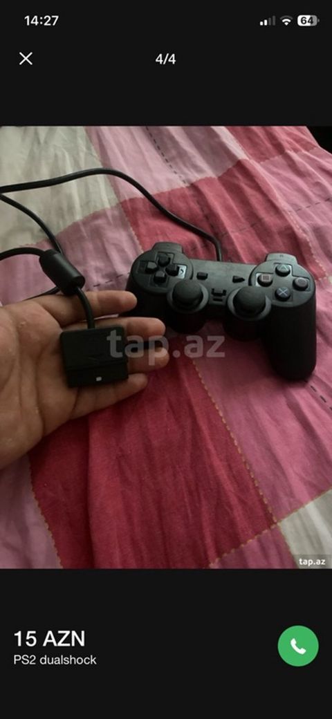 PS2 DualShock pultu PlayStation 2 üçün simli DualShock oyun pultu — 15 ₼ · Digah · Aksesuarlar PS2 DualShock pultu PlayStation 2 üçün simli DualShock oyun pultu — Digah