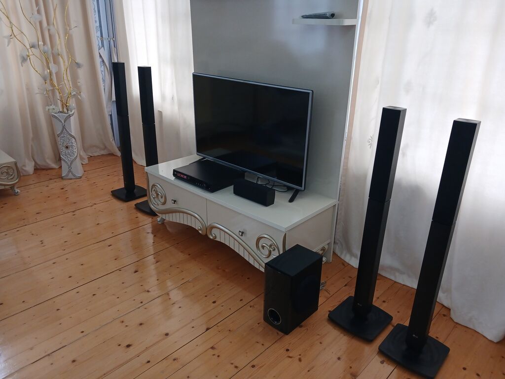 LG DVD Home Theater sistemi Komplekt: - 4 ədəd hündür (floorstanding) — Akustik sistemlər, Qəbələ (2)