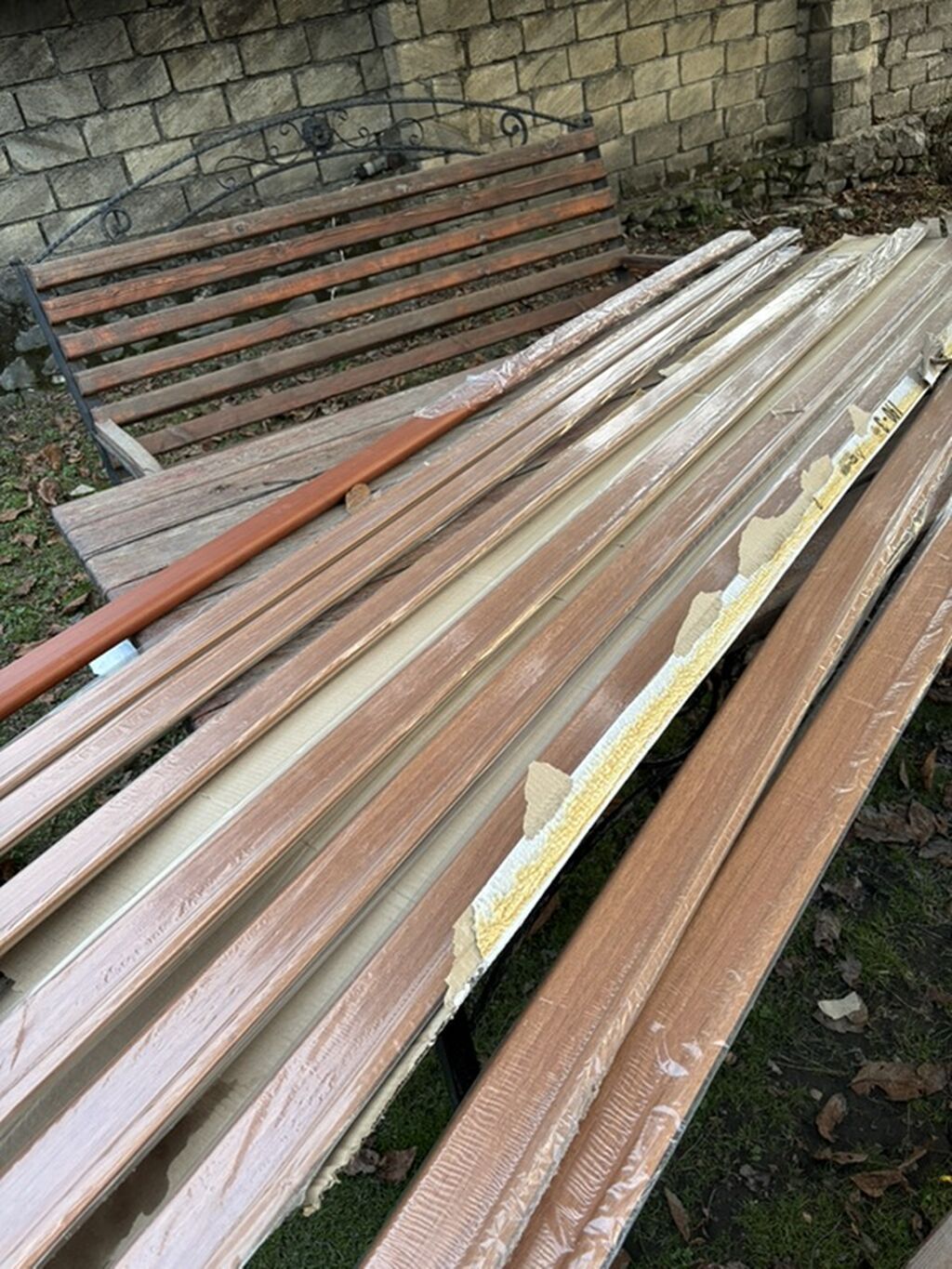 MDF taxta rəngli plintus/profil zolaqları - Material: MDF əsaslı — Döşəmə örtükləri, Qəbələ (2)