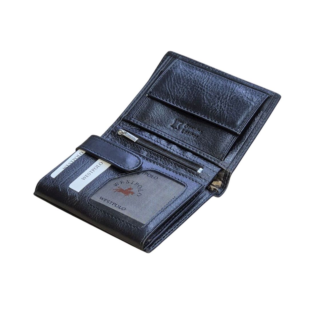 Dəri pulqabı kişilər üçün Westpolo_03_Black — Mallar, Bakı (3)