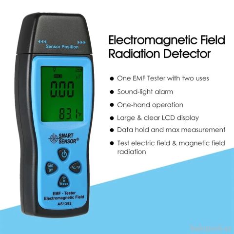 Smart Sensor AS1392 Professional Rəqəmsal Radiometr (EMF Tester) — Bakı
