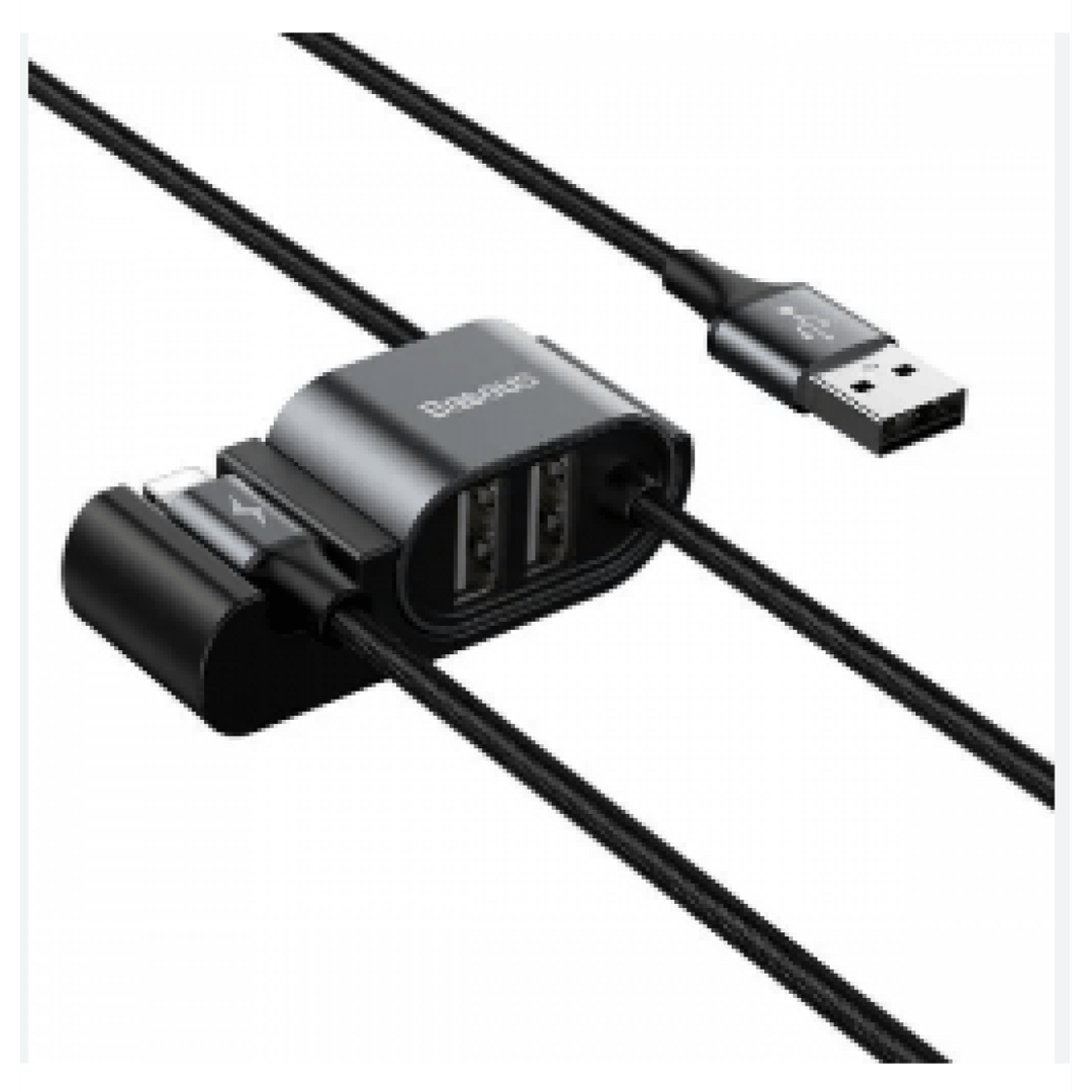 Məlumat kabeli CALHZ-01 Baseus Arxa oturacaq üçün xüsusi məlumat kabeli (USB-dən iP+Dual USB) — Telefonlar və qadjetlər, Bakı (4)