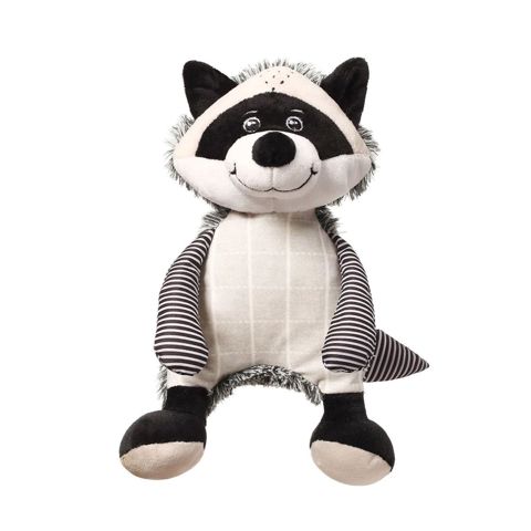 Yumşaq oyuncaq Babyono Raccoon Rocky 745, poliester, bej/boz, 25 sm — Bakı