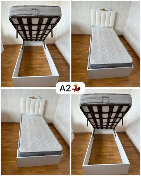 A2 – 2 ədəd tək çarpayı satılır. - Ədədi: 200₼ - Hər birində matras — Bakı