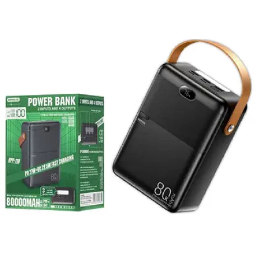 Power bank Remax Piloteer Series 27W+22.5W Pd+qc 80000mAh RPP-118 — Telefonlar və qadjetlər, Bakı (2)