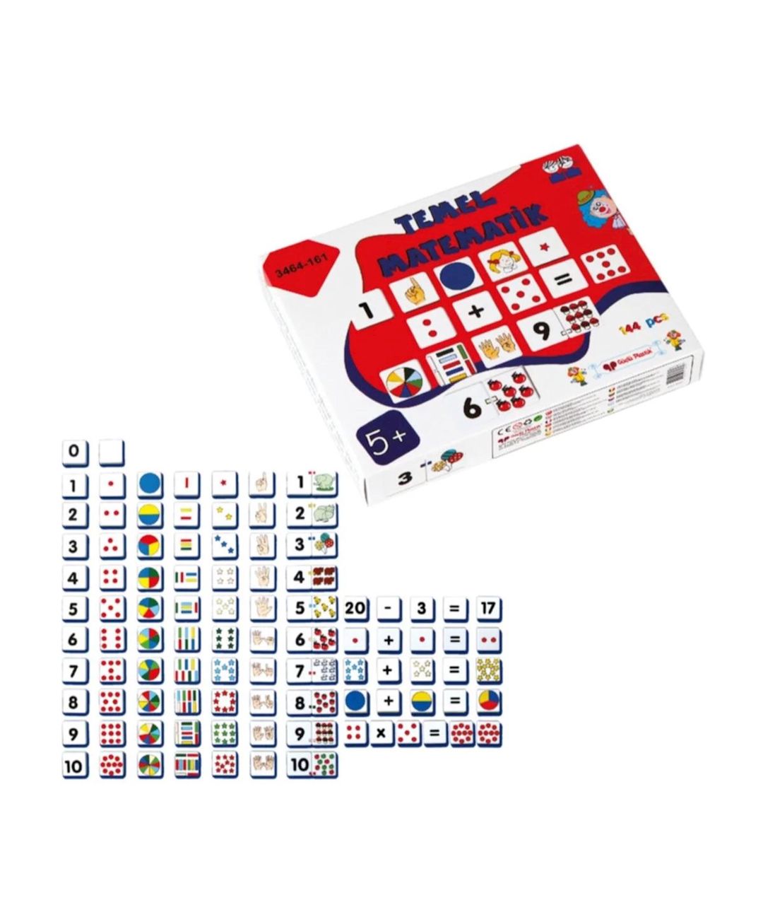İnkişaf etdirən oyun 3464-161U Temel Matematik, 144 element — Mallar, Bakı (3)