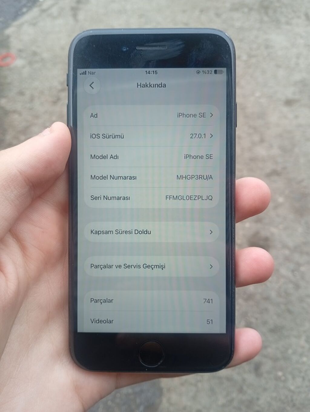 IPhone SE 2020, 64 GB, Qara, Barmaq izi, Simsiz şarj — Apple iPhone, Xaçmaz (2)