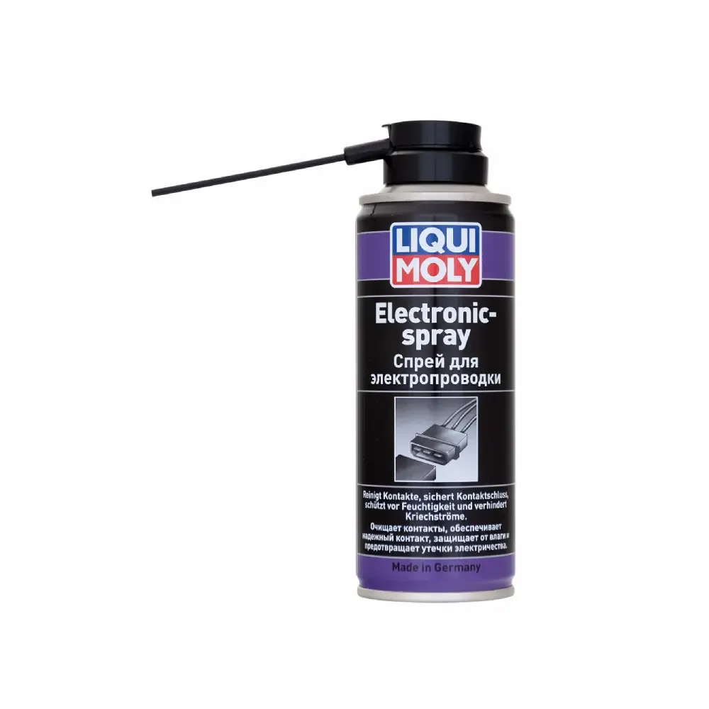 Elektrik kontaktları üçün təmizləyici sprey Liqui Moly Electronik Spray 0.2L (LM3110) — 24.99 ₼ · Bakı · Avtomobil yuyulması üçün aksesuarlar Elektrik kontaktları üçün təmizləyici sprey Liqui Moly Electronik Spray 0.2L (LM3110) — Bakı