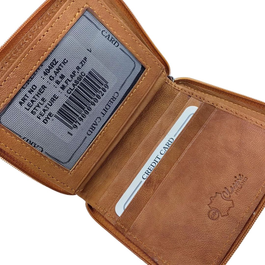 Dəri pulqabı kişi üçün Classic 404RZ Tan — Mallar, Bakı (2)