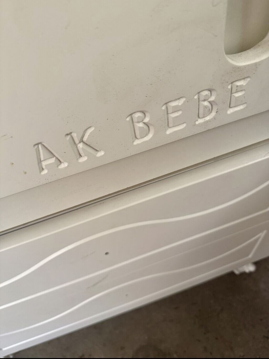 Oğlan və qız üçün, İşlənmiş, Dördbucaq, Beşik, Dəstsiz, Matras ilə, Yellənmə mexanizmsiz — Bəşikləri, Bakı (3)