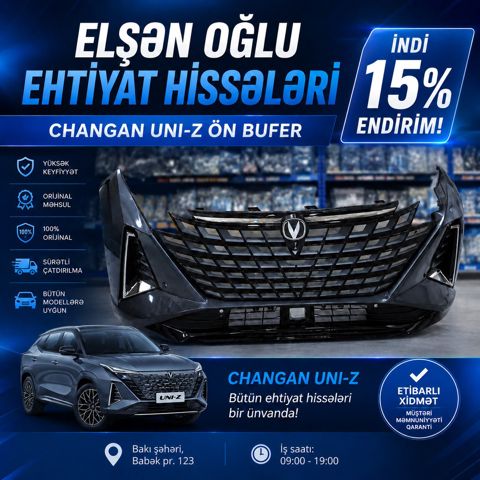 "Changan Uni Z" ön buferi — 619 ₼ · Bakı · Ehtiyat hissələri və aksesuarlar "Changan Uni Z" ön buferi — Bakı
