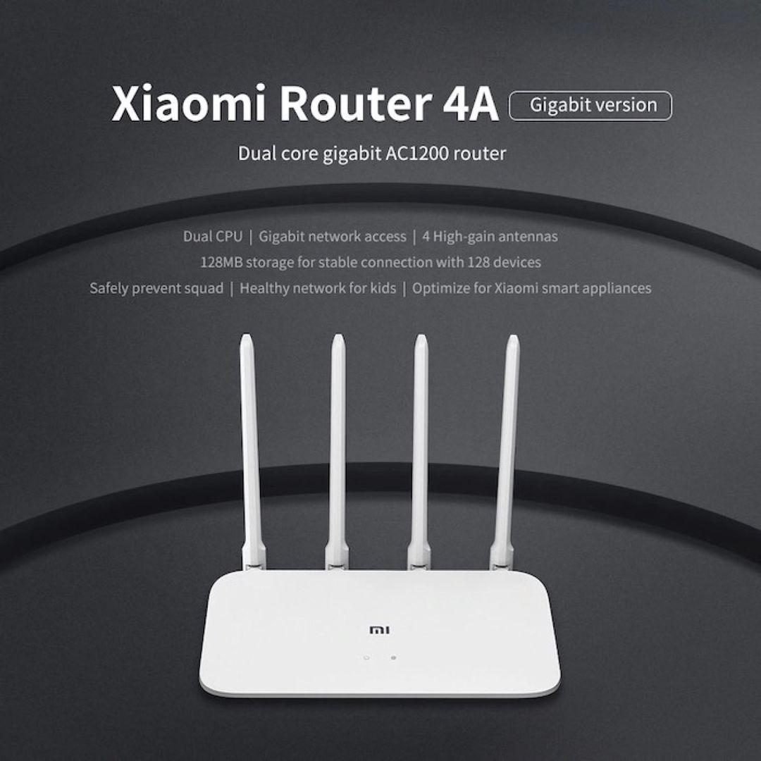 Wi-Fi Router Xiaomi 4A Giga Version — Sinyal gücləndiricilər və antennalar, Bakı (2)