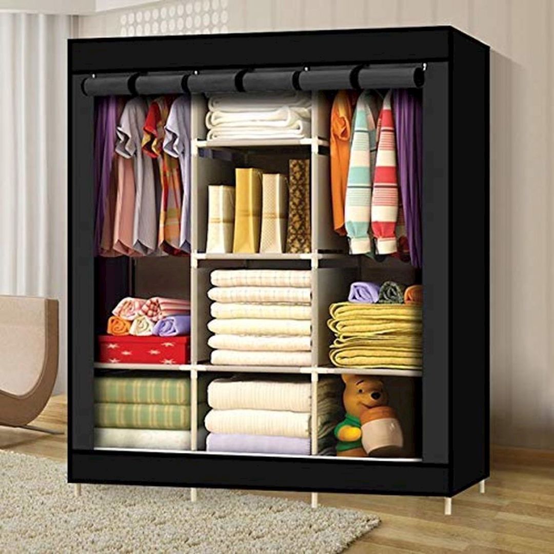 Portativ şkaf 88130A Black, döşəməüstü, 40.6х20.3х5.1 sm, parça, qara — Şkaflar, Bakı
