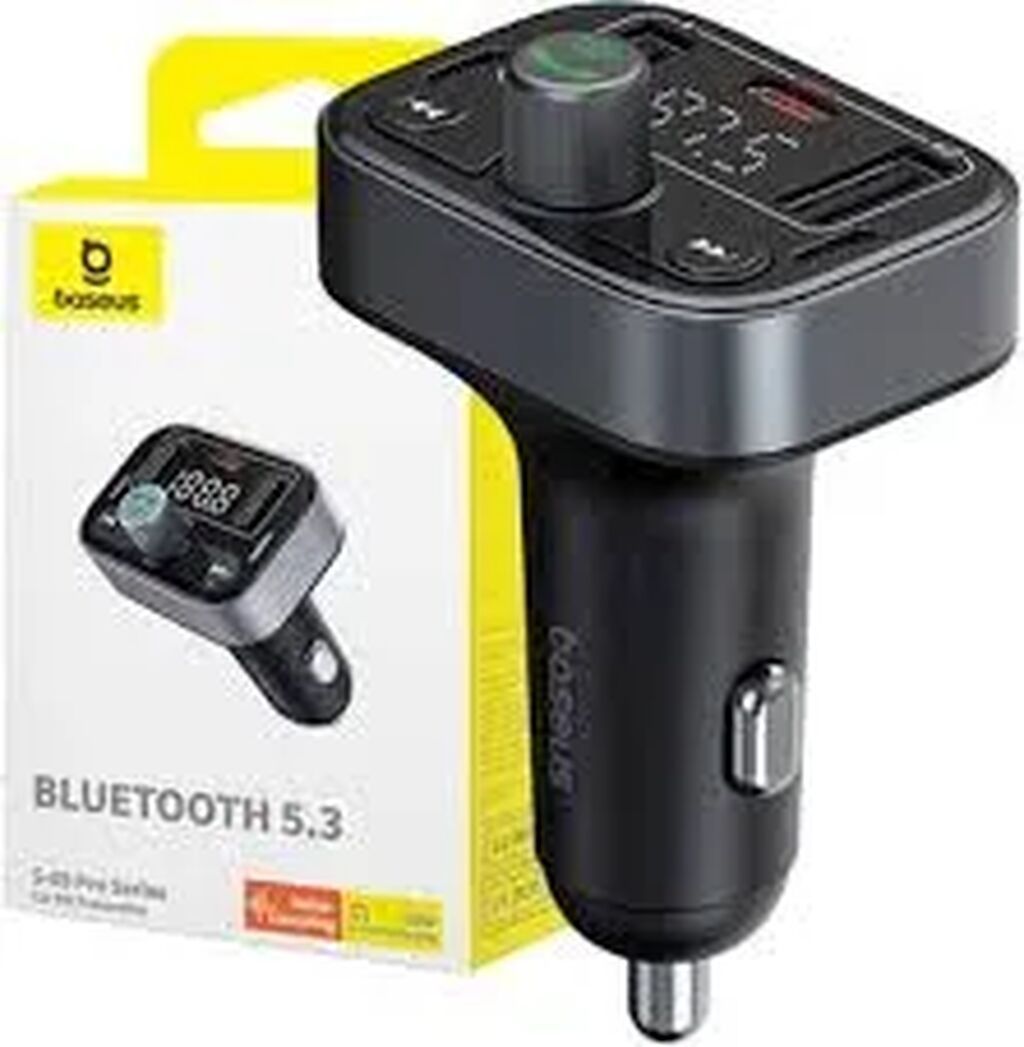 Baseus S-09 Pro C10762200113-00 Bluetooth 5.3 FM Modulyator və — Digər, Bakı (2)