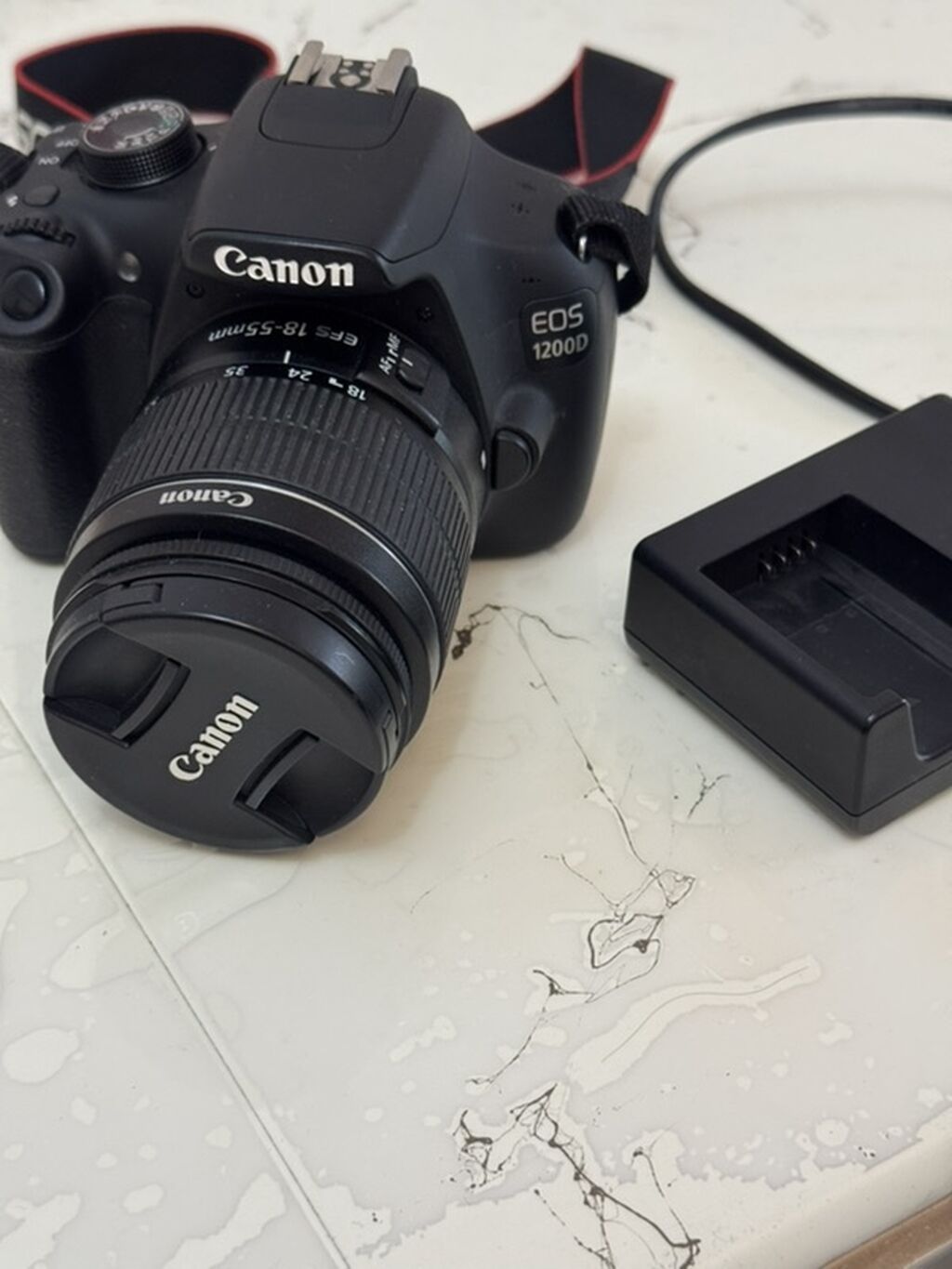 Canon EOS 1200D Dslr fotoaparat Satılır İçinda her şey var — Fotoaparat, Bakı (2)