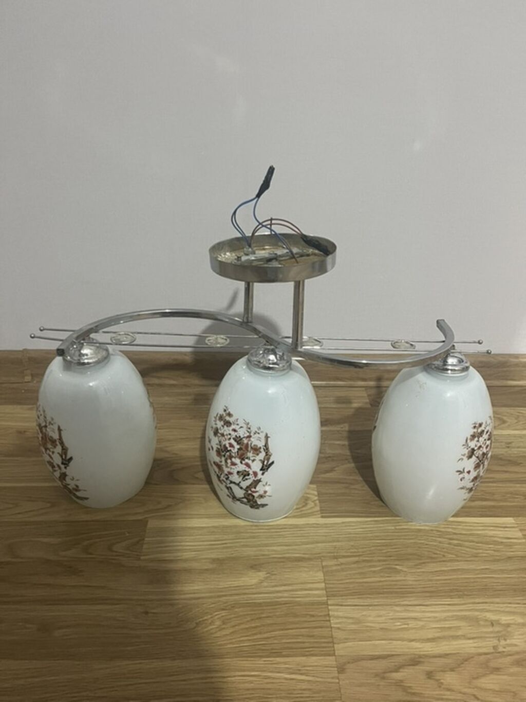 Çılçıraq, 3 lampa, Şüşə — Tavan is?qlar? v? cilc?raqlar, Masazır