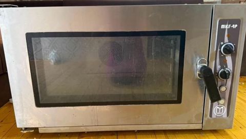 Sənaye tipli elektrik konveksiya sobası - Paslanmayan polad korpus — Bakı