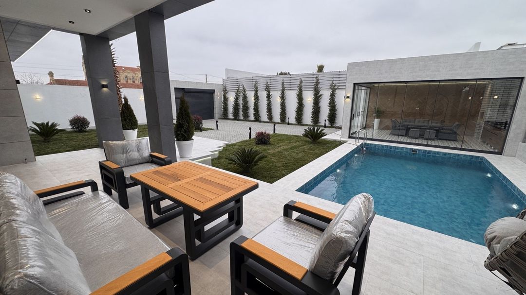 Satılır 5 otaqlı həyət evi/bağ evi 250 m² — Ev, villa, Bakı (8)