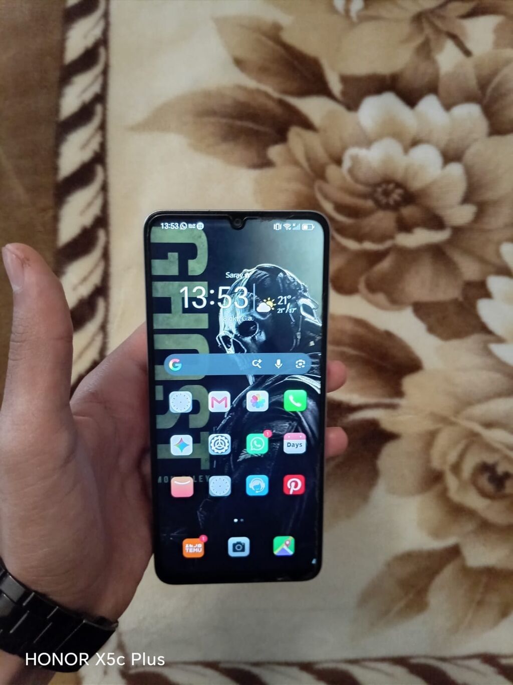 Honor 5c, rəng - Gümüşü — Honor, Saray (2)