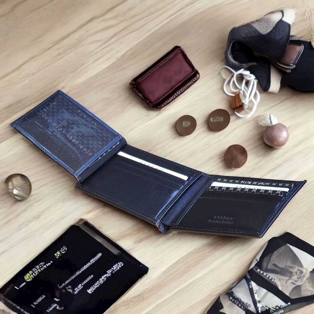 Dəri pulqabı kişilər üçün Tergan_1501_Black — Mallar, Bakı (3)