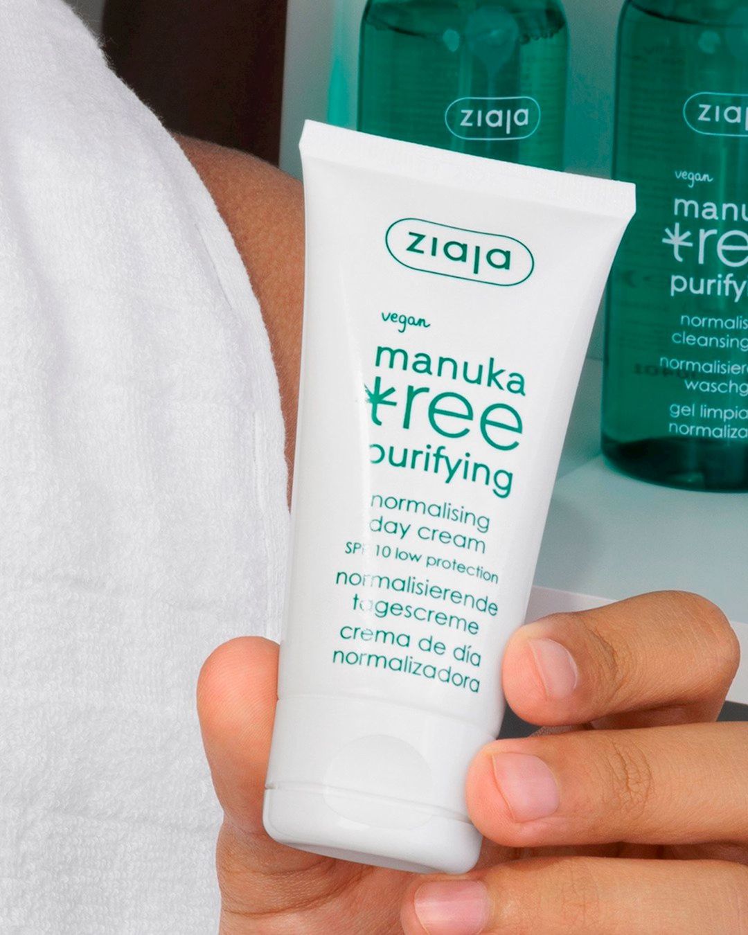 Gündüz kremi Ziaja SPF-10 Manuka Tree Manuka yarpaqları 50 ml — Mallar, Bakı