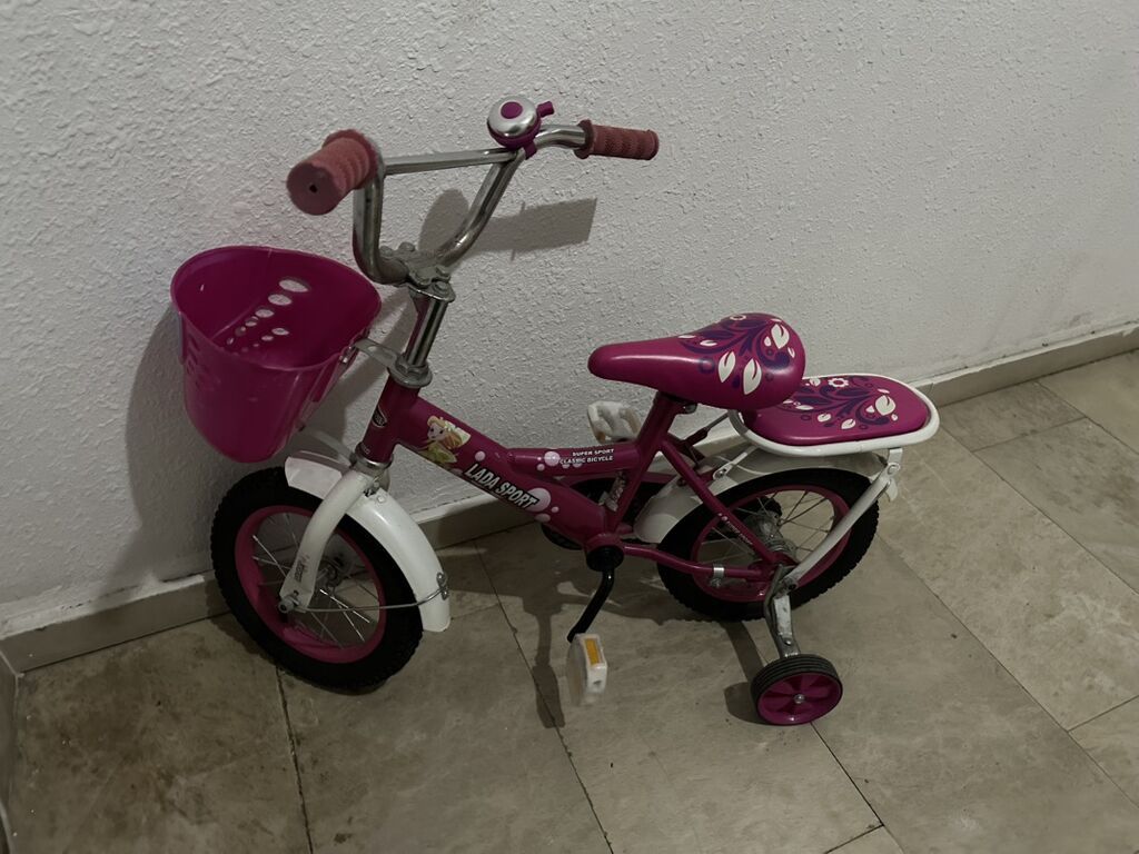 Uşaq velosipedi – Lada Sport, tək sürüş üçün köməkçi təkərlərlə — Uşaq velosipedləri, Bakı (4)