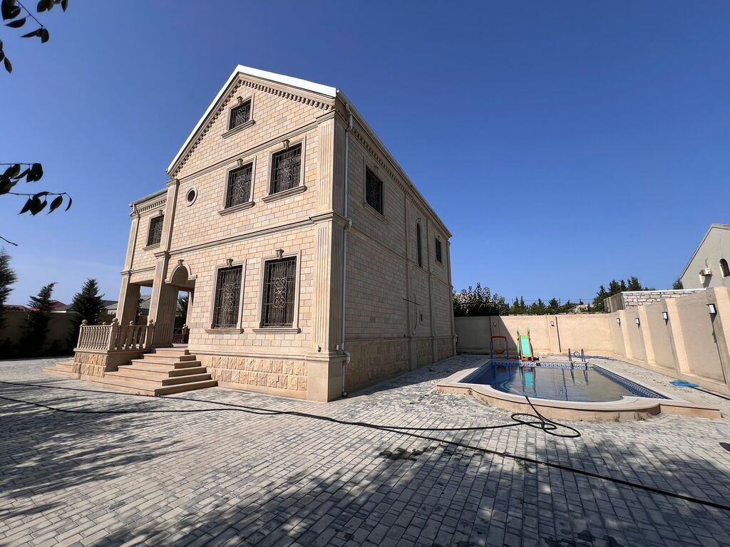 Satılır 8 otaqlı həyət evi/bağ evi 500 m² — Ev, villa, Bakı (2)