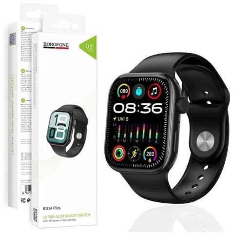 Borofone BD14 Plus Smart Saat – 2.01" TFT ekranlı, Bluetooth 5.3 — Bakı