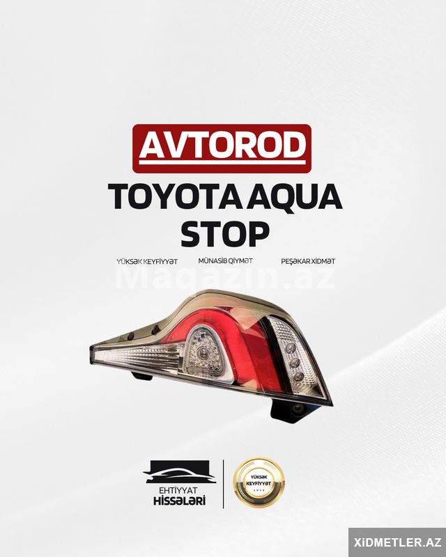 Toyota Aqua - Arxa stopu — Ehtiyat hissələri, Bakı
