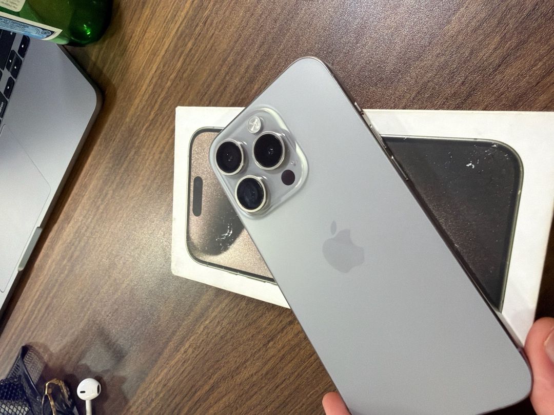 Apple iPhone 15 Pro Natural Titanium 128GB/8GB — Smartfonlar, Bakı (3)
