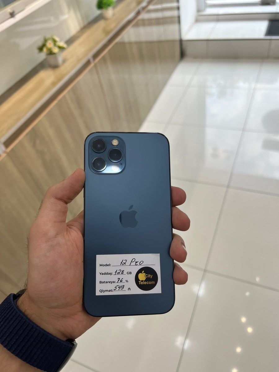 Apple iPhone 12 Pro Pacific Blue 128GB/6GB — Smartfonlar, Bakı