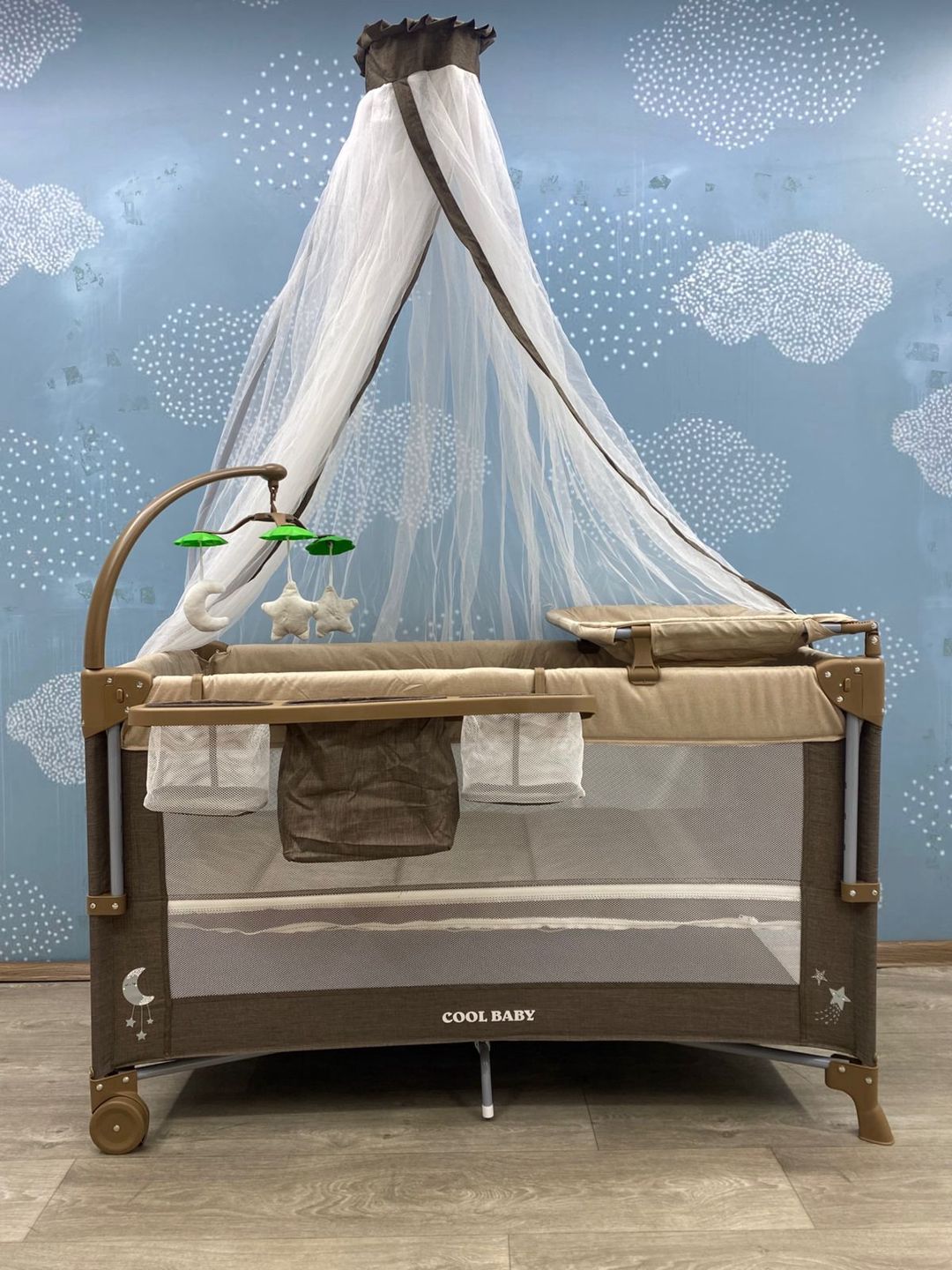 Uşaq maneji-çarpayı Cool Baby AZR610 — Mallar, Bakı (2)