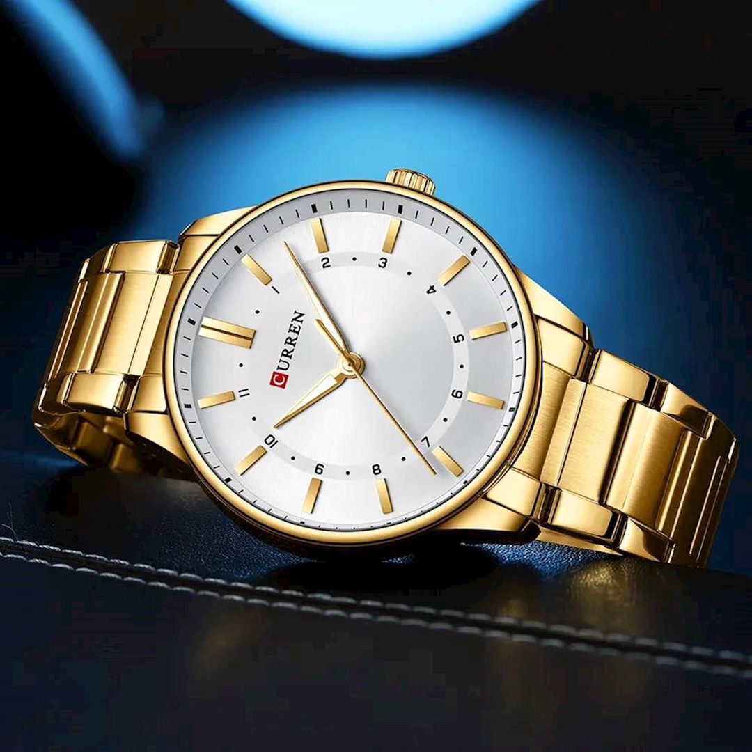 Qol saatı Curren C8430 Gold/White — Mallar, Bakı (2)