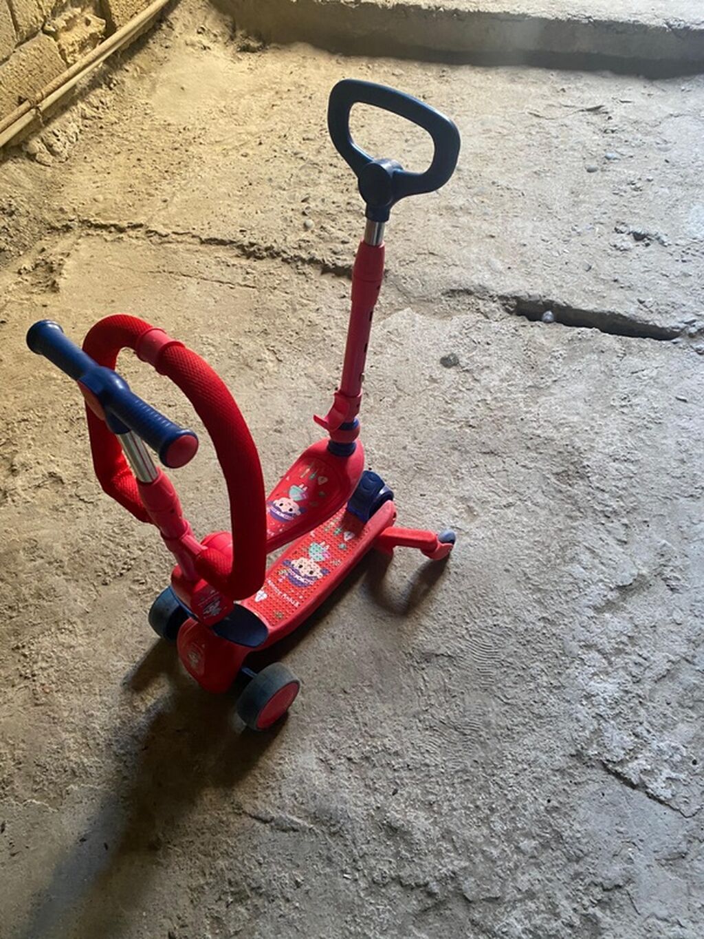 Uşaq üçün çoxfunksiyalı skuter Hər şeyi təzədir demək olr ki 2-3 dəfə — Uşaq velosipedləri, Sumqayıt (2)