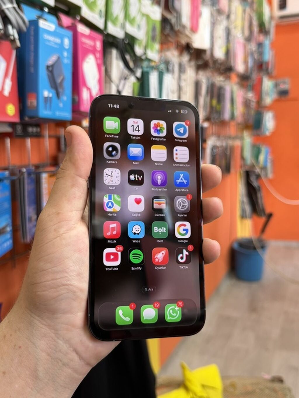 IPhone 13 Pro Max, 128 GB, Sierra Blue, Face ID — Apple iPhone, Sumqayıt (3)
