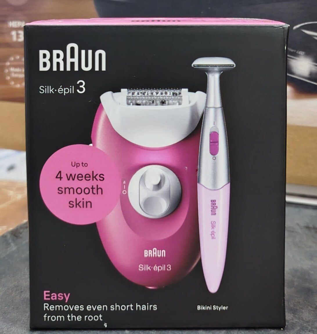 Epilyator Braun Silk-épil 3 SE3-202/3170 dəsti — Bədən qayığı, Bakı (2)
