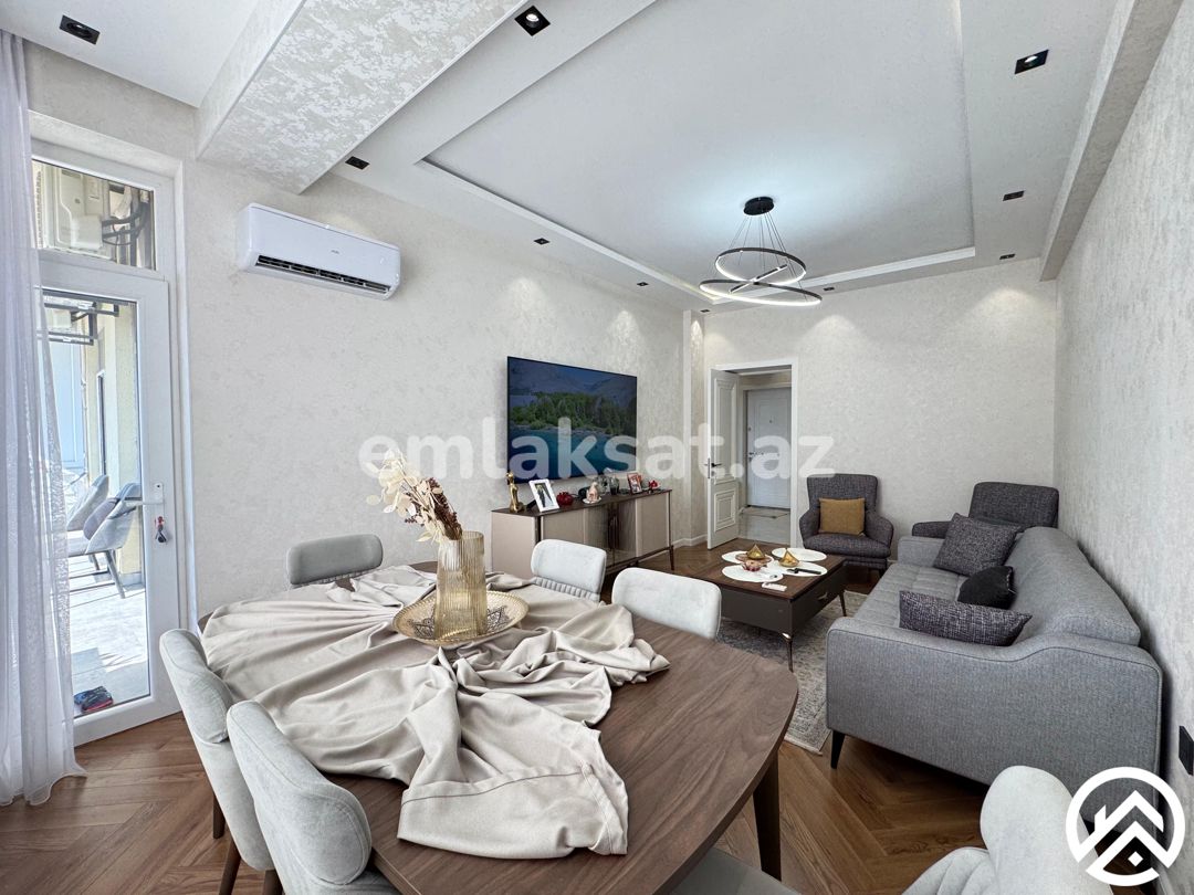Satılır 3 otaq yeni tikili 97 m², Həzi Aslanov metrosu — Mənzil, Bakı (2)