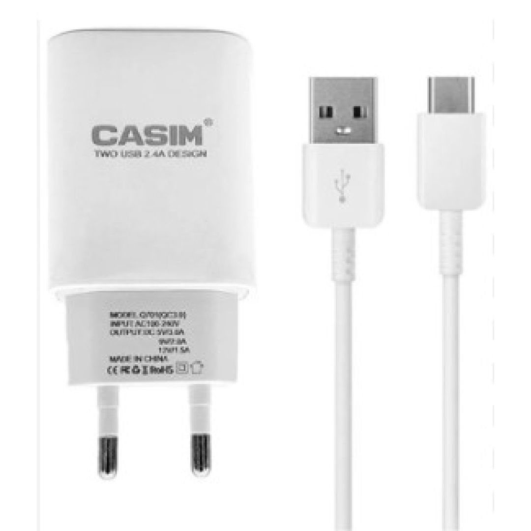 Şəbəkə enerji toplama cihazı Casım Q701 2 in 1 Fast Charge MicroUSB 3A — Telefonlar və qadjetlər, Bakı (3)