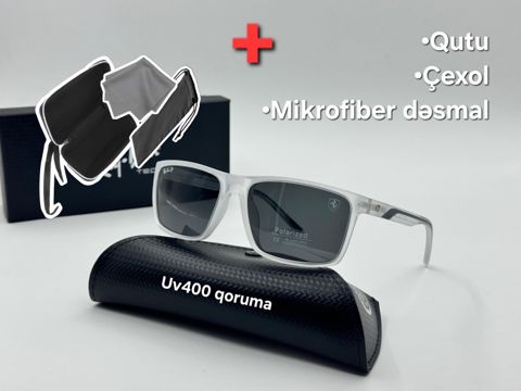 Kişi günəş eynəkləri 044STR016, şəffaf/qara — 19.9 ₼ · Bakı · Mallar Kişi günəş eynəkləri 044STR016, şəffaf/qara — Bakı