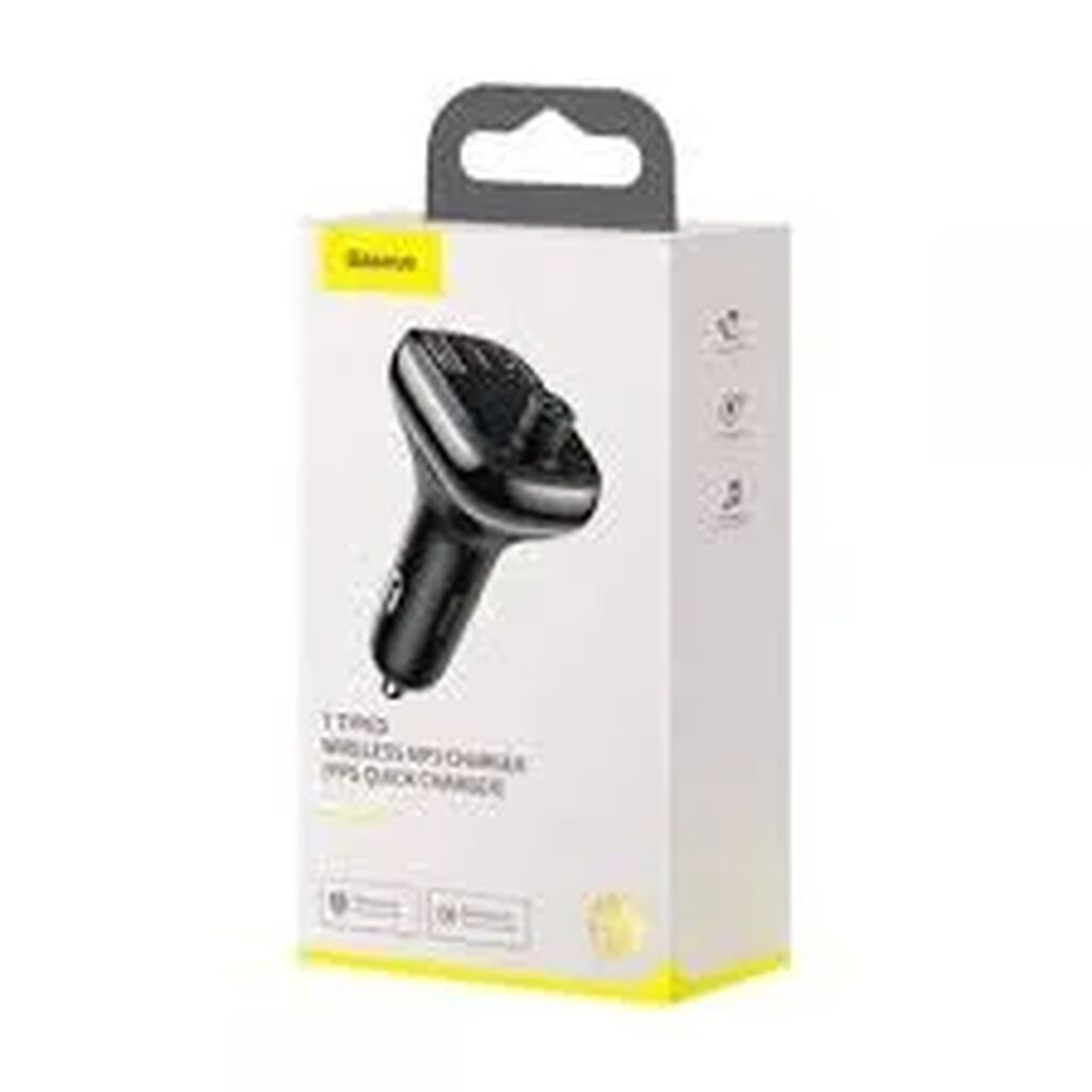 Baseus S-13 CCTM-B01 Bluetooth 5.0 FM Modulyator + Type‑C Avtomobil — Şarj cihazları, Bakı (2)