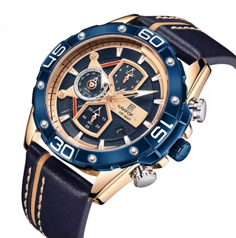 Qol saatı NaviForce 8018T Black/Gold/Blue — 46.9 ₼ · Bakı · Mallar Qol saatı NaviForce 8018T Black/Gold/Blue — Bakı