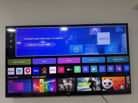 LG 65QNED756RA Qned TV 65 düym böyük ekran 4K Ultra HD — Bakı