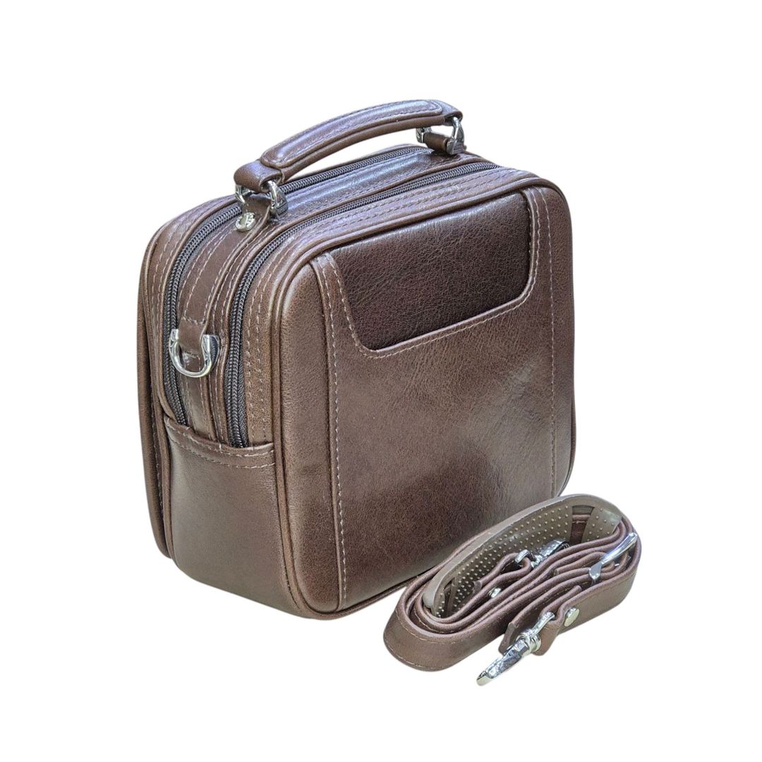 Dəri borsetka Grande_4605_Brown — Mallar, Bakı (2)