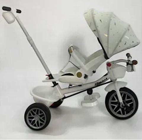 Uşaq Üçtəkərli Velosiped EB10 – Ağ (White) Körpənizin gəzintilərini — 125 ₼ · Bakı · Uşaq velosipedləri Uşaq Üçtəkərli Velosiped EB10 – Ağ (White) Körpənizin gəzintilərini — Bakı