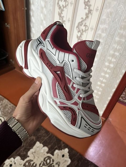 Krossovka – Guolcx brendi, chunky/dad style dizayn. - Rəng: ağ, boz — Bakı